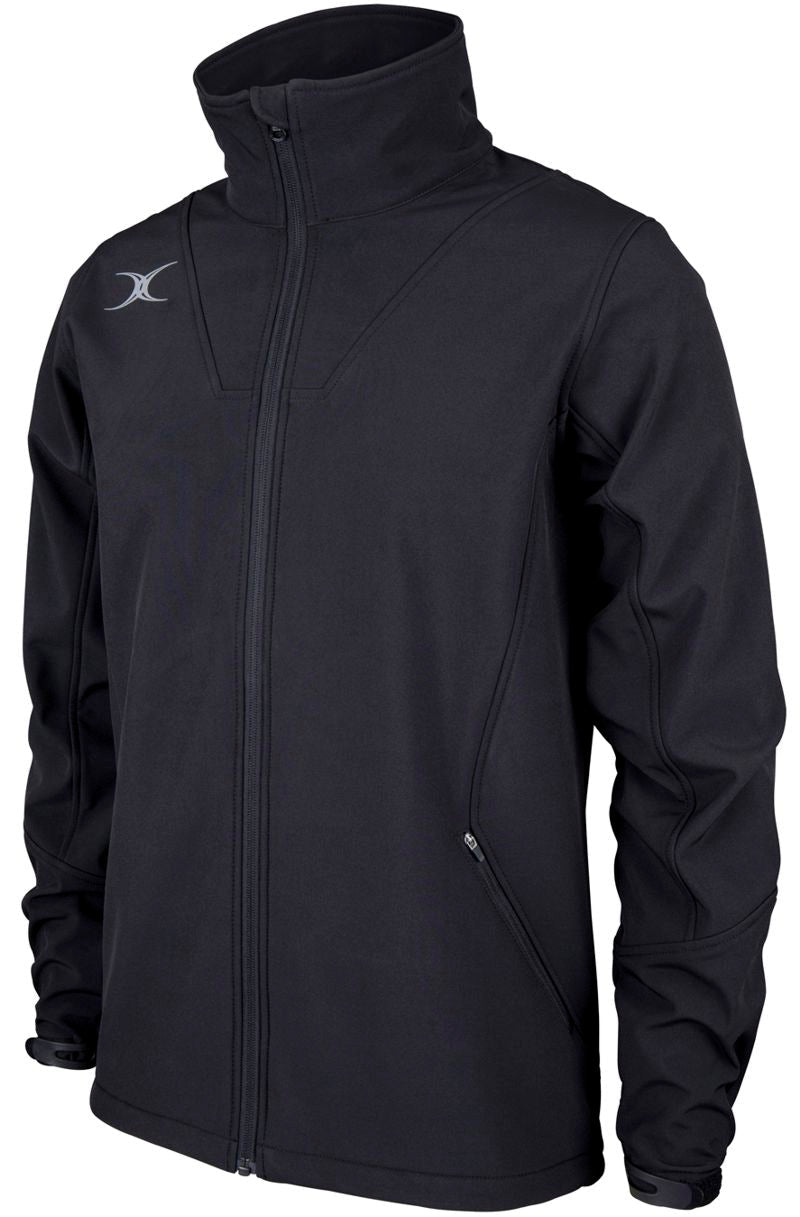 Gilbert Pro Soft Shell Full Zip Jacket - Black - Kiwisport.de