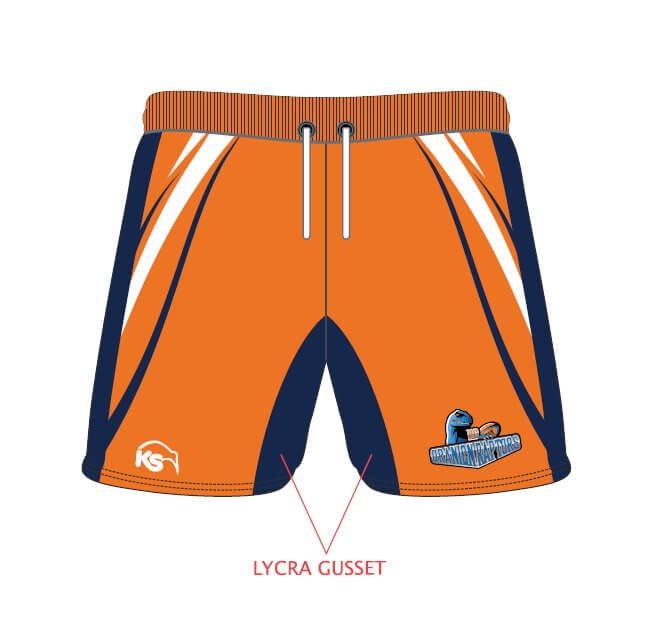 KS Gym Short - Oranien Raptors V1 - Kiwisport.de