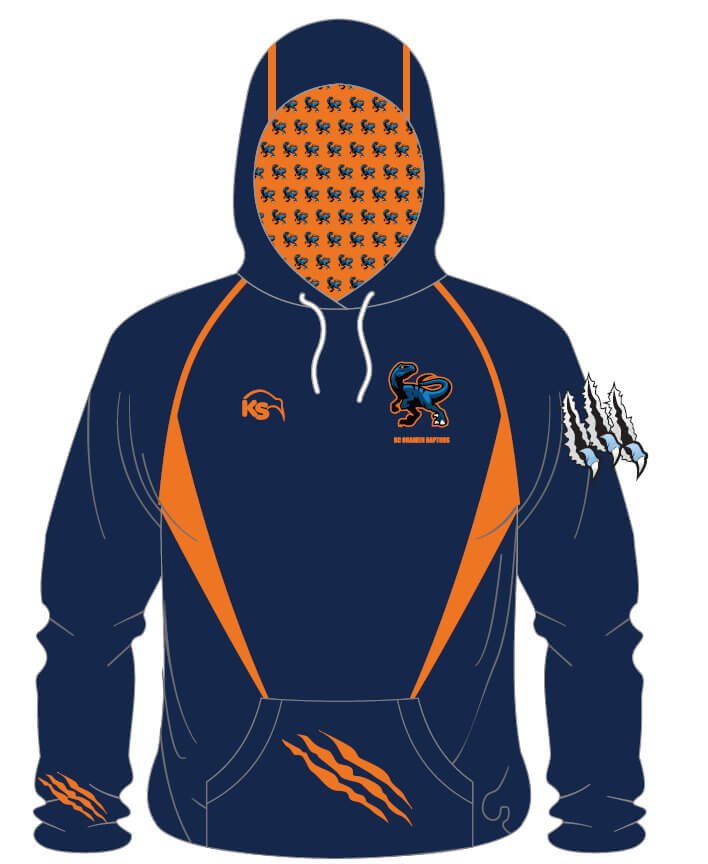 KS Hoodie - Oranien Raptors - Kiwisport.de