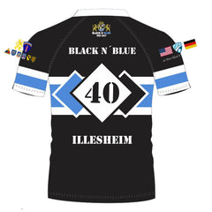 KS Rugby Trikot Illesheim Black ´N Blue 40 Jahre - Kiwisport.de