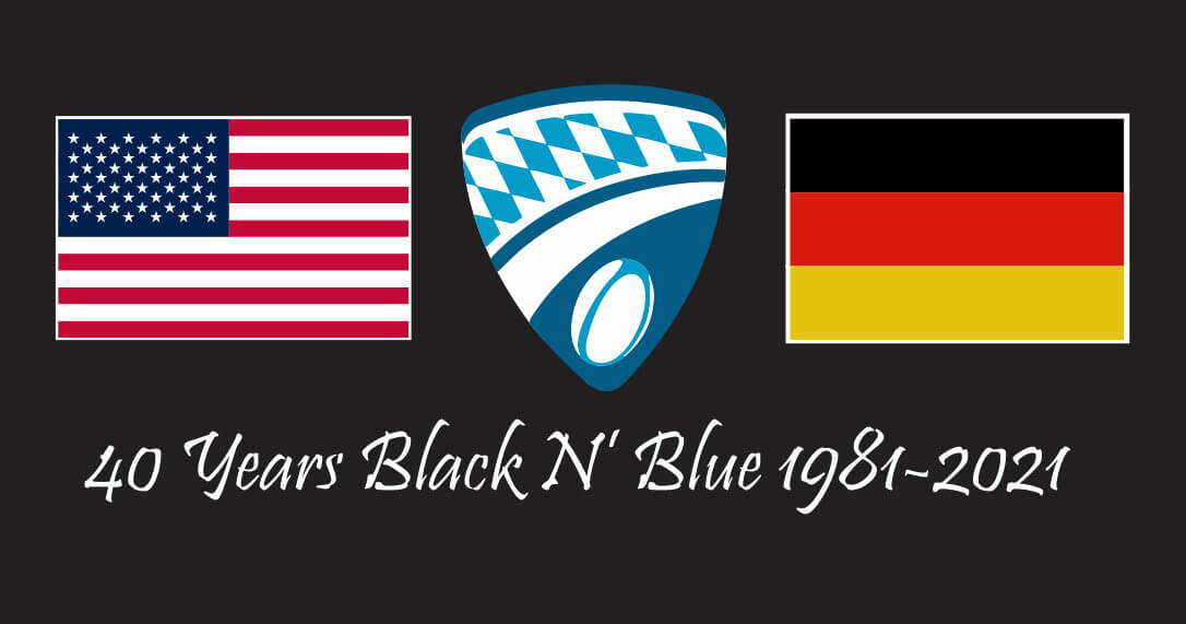 KS Rugby Trikot Illesheim Black ´N Blue 40 Jahre - Kiwisport.de