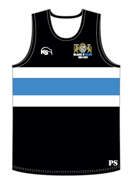 KS Tank Top / Vest - Illesheim Black ´N Blue 40 Jahre - Kiwisport.de